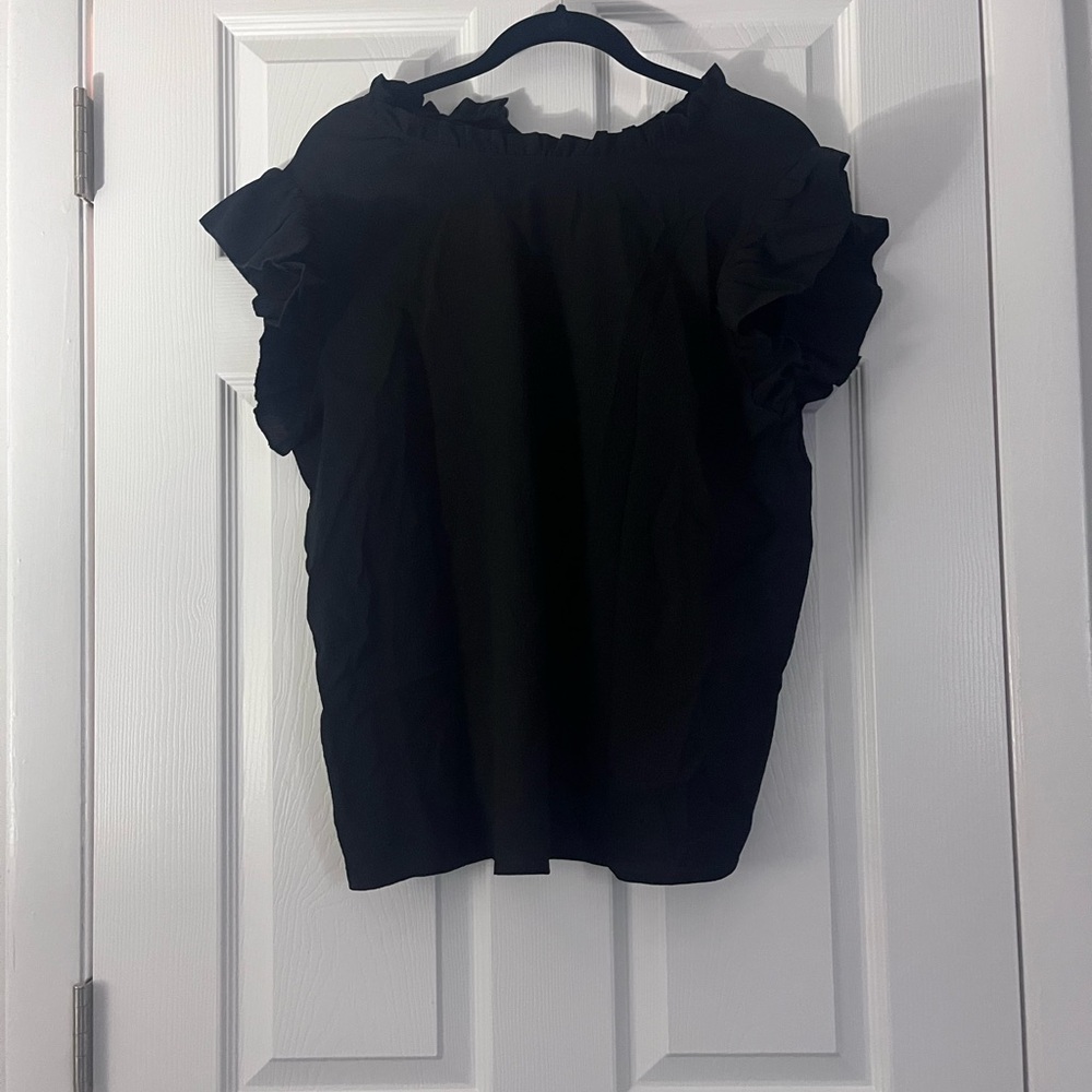 SweatyRocks Women's Ruffle Sleeve Top